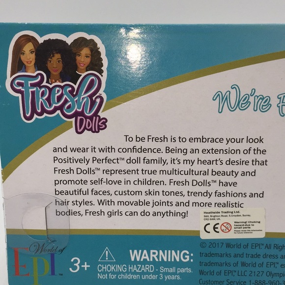 Fresh Dolls Lynette African American Black Fashion Doll Posable New in Package - Picture 6 of 9